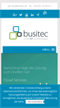 Mobile Screenshot of busitec.de