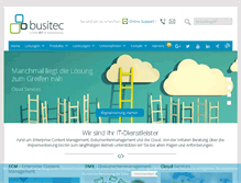 Tablet Screenshot of busitec.de
